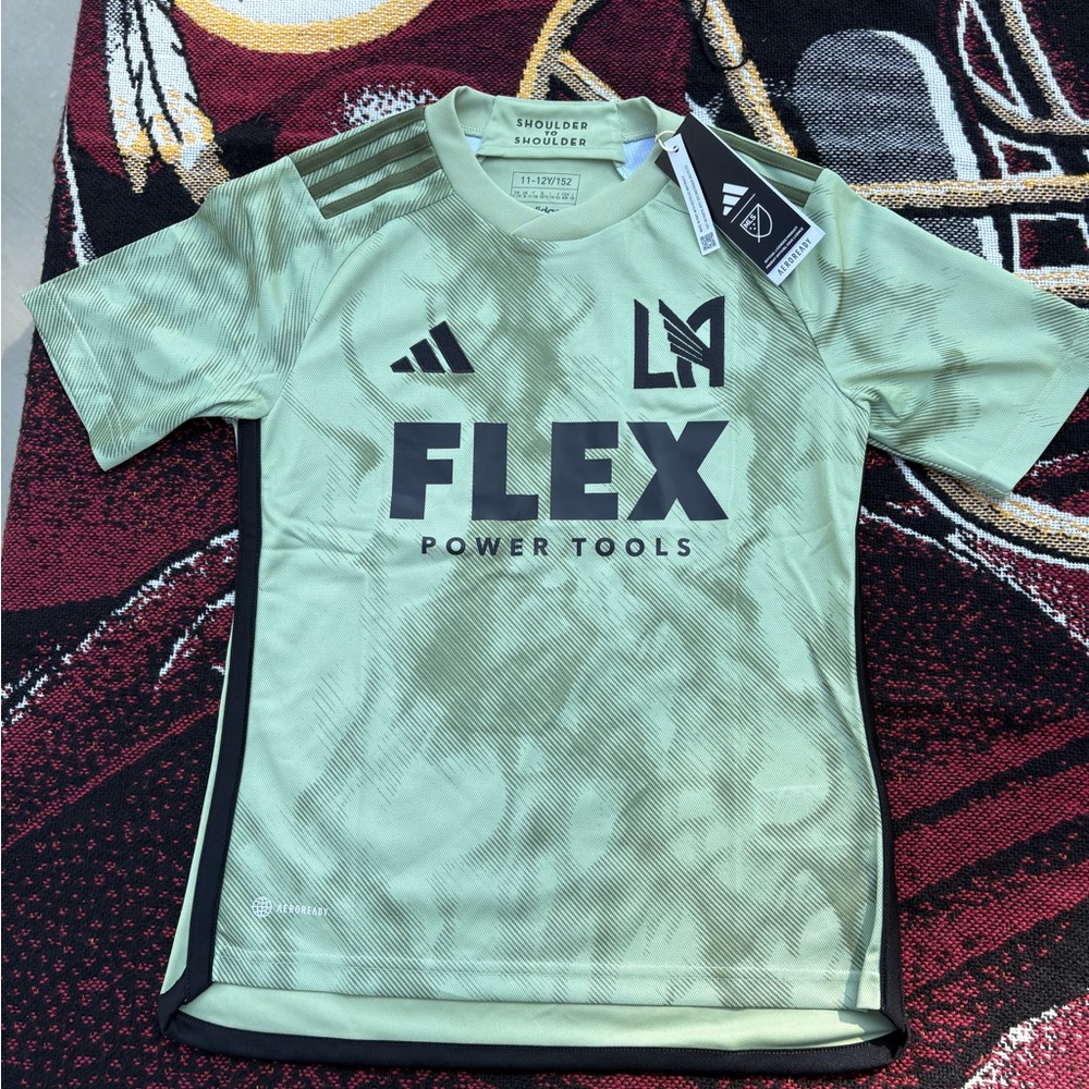 Adidas Los Angeles football club jersey medium youth NWT